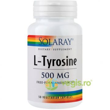 L-Tyrosine (L-Tirozina) 500mg 50cps vegetale Secom,