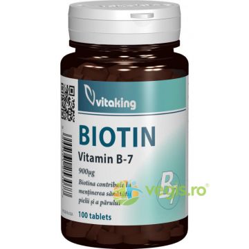 Vitamina B7 (Biotina) 900mcg 100cpr