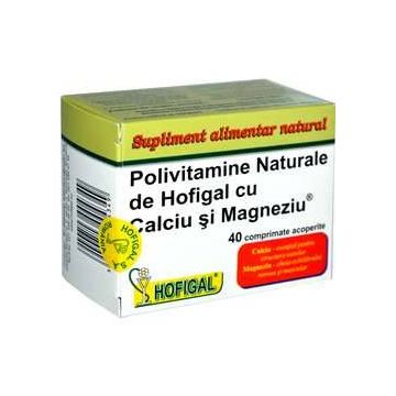 Polivitamine Calciu Magneziu 40cps - Hofigal