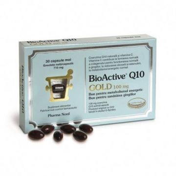 BioActive Q10 Gold 100mg 30cps - Pharma Nord