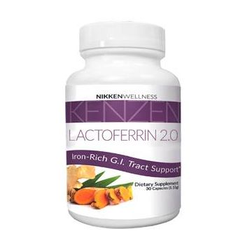 Kenzen Lactoferrin 2.0 - Lactoferina - 200mg - 30cps - Nikken