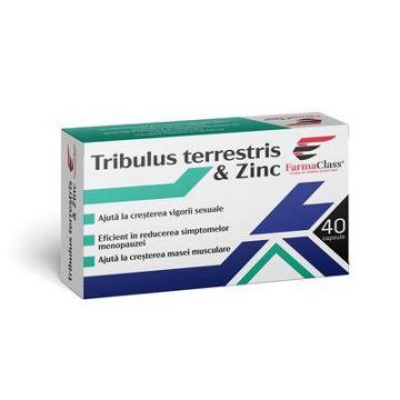 TRIBULUS TERRESTRIS SI ZINC 40cps, FARMACLASS