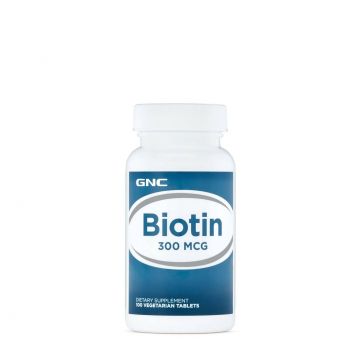 Biotina, 300 Mcg, 100 Capsule - GNC