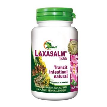 Laxasalm, supliment laxativ, 120 tablete - Ayurmed