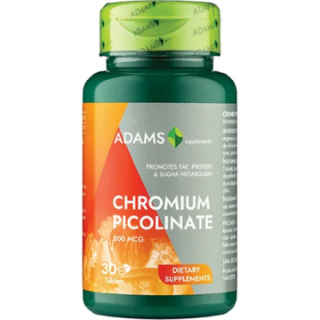Chromium Picolinate 200mcg 30cps, Adams