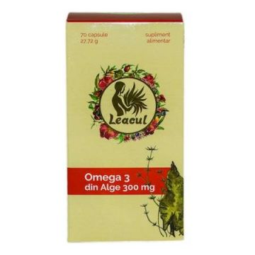 Omega 3 din Alge, 300 mg, 70cps - LEACUL