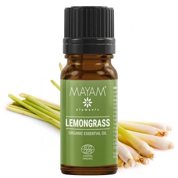 Ulei esential de Lemongrass, eco-bio, 10ml - Mayam