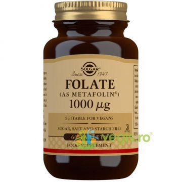 Folate (ca Metafolin) 1000mcg 60tb