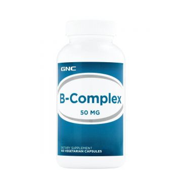 B-complex 50mg, Vitamina B, 100cps - Gnc