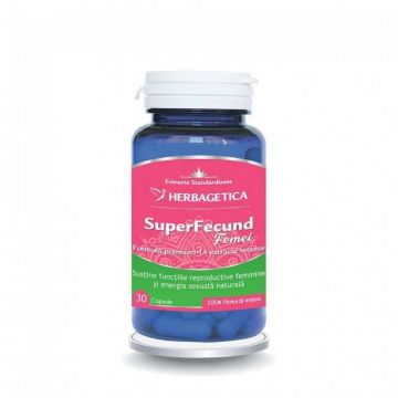 Superfecund, femei - Herbagetica 60 capsule