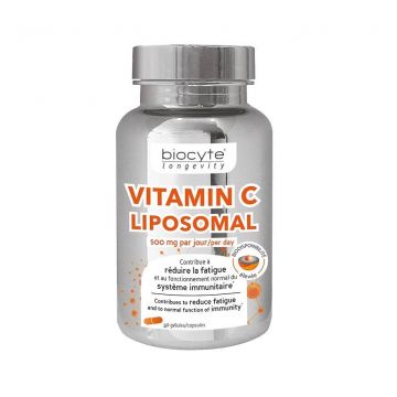 Vitamina C Liposomal, 30cps 1+1 cadou - Biocyte