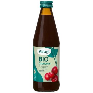 Suc de merisoare, eco-bio, 330ml - Alnavit