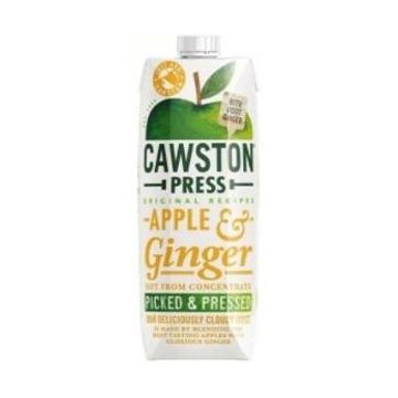 Suc natural din mere si ghimbir 1l - Cawston Press
