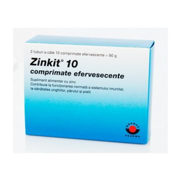 Zinkit 10 mg x 20 cpr eff Worwag