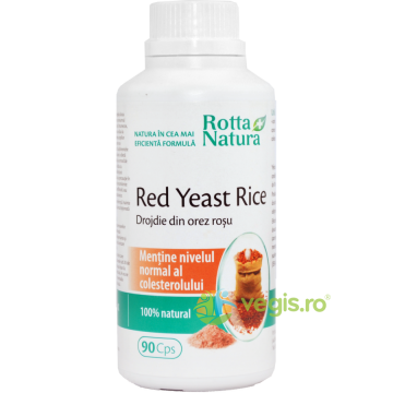 Drojdie din Orez Rosu (Red Yeast Rice) 90cps