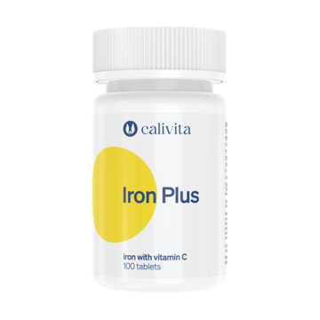 Iron Plus CaliVita (100 tablete) Fier cu Vitamina C