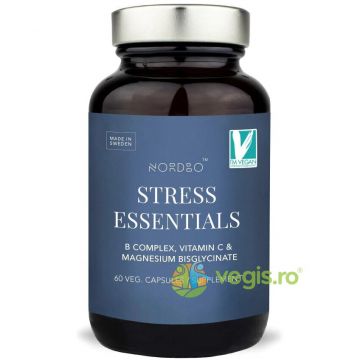 Stress Essentials B Complex cu Vitamina C si Magneziu 60cps