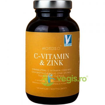Vitamina C si Zinc 100cps