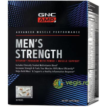 Formula pentru Cresterea Masei Musculare Amp Men's Strength 30buc