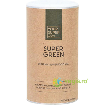 Super Green Organic Superfood Mix Ecologic/Bio 160g