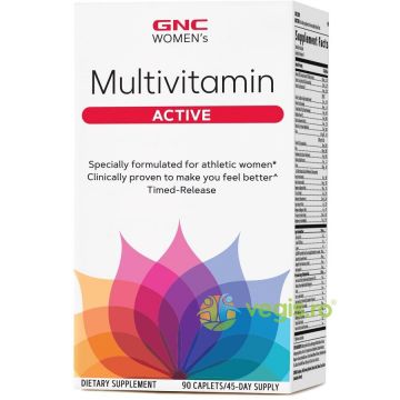 Complex de Multivitamine pentru Femei (Women's Multivitamin Active) 90cps