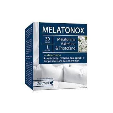 MELATONOX - melatonina, valeriana, triptofan - 30 comprimate, DIETMED-NATURMIL