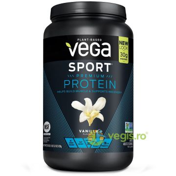 Proteina Vegetala cu Aroma de Vanilie Vega Sport Premium Protein 828g