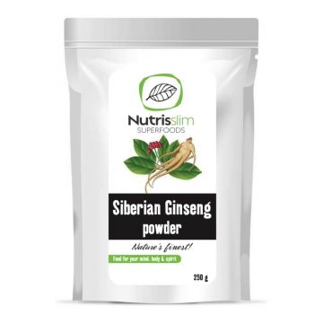Pulbere ginseng siberian eco 250g - NUTRISSLIM