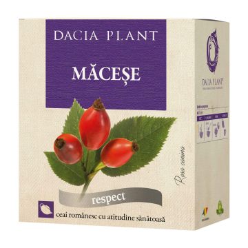 Ceai de măceșe, 50 g, Dacia Plant