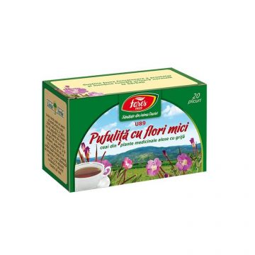 Ceai de Pufuliță cu Flori Mici, U89, 20 plicuri, Fares