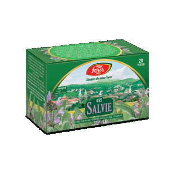 Ceai de Salvie, 20 plicuri, Fares