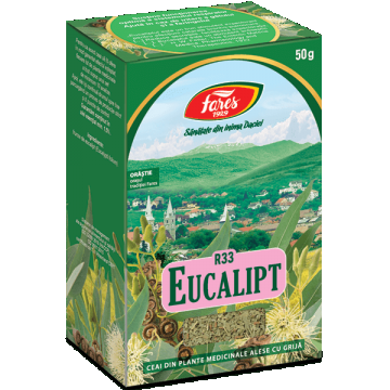 Ceai Eucalipt frunze, R33, 50 g, Fares