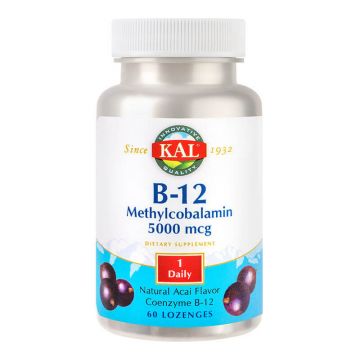 Metilcobalamina (Vitamina B12) 5000mcg Kal, 60 comprimate, Secom
