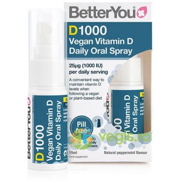 Vitamina D1000 Vegana Spray Oral 15ml