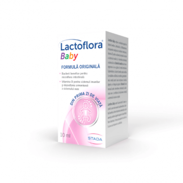 Lactoflora Picaturi Baby, 10 ml, Strada