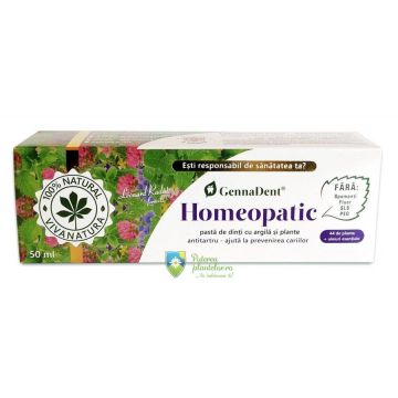 Pasta de dinti GennaDent Homeopatic 50 ml