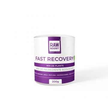 Fast Recovery - Mix ECO de Plante - Amla, Mucuna, Ashwagandha - Recuperare după Efort Fizic, 200g | Rawboost