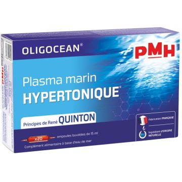 Plasma Marina Hipertonic Oligocean- Metoda Quinton , 20 fiole x 15 ml, 300 ml