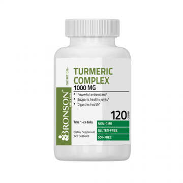 Turmeric 1000 mg, 120 capsule, Bronson Laboratories