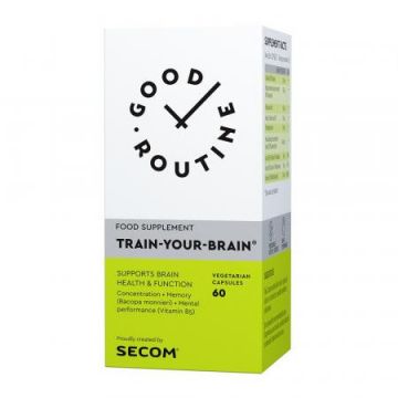 Train Your Brain Good Routine, 60 capsule, Secom (Ambalaj: 60 capsule)
