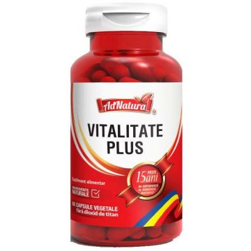 Vitalitate Plus 60 capsule Adnatura