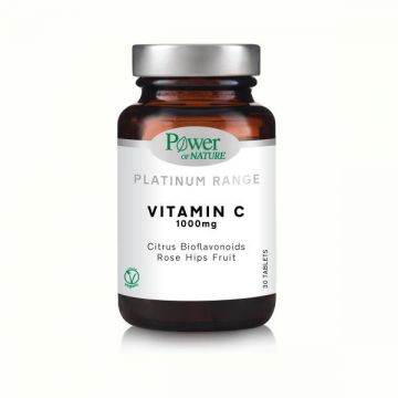 Vitamina C 1000 mg, 30 tablete, Platinum, Power of Nature