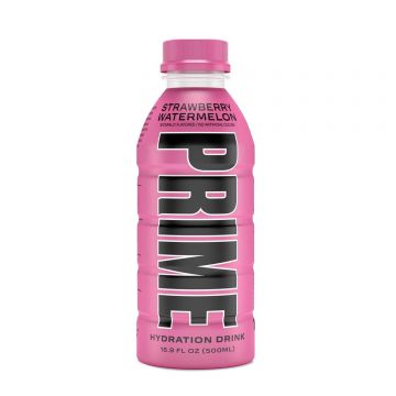 Prime Hydration Drink, Bautura Pentru Rehidratare Cu Aroma De Capsuni Si Pepene, 500 Ml