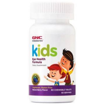 Milestones Kids Eye Health Formula - Suport Pentru Sanatatea Vizuala a copiilor - 60cps - GNC