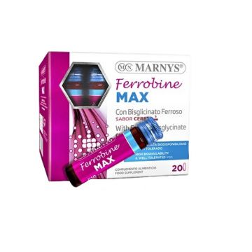 Ferrobine Max Fier, Zinc si Vitamine 20 fiole Marnys