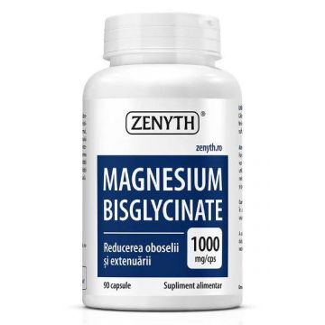 MAGNESIUM BISGLYCINATE 1000MG, 90 Capsule - ZENYTH