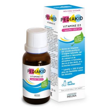Pediakid Vitamina D3 200UI 20ml