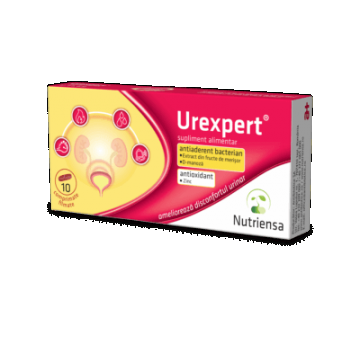 Urexpert, 10 comprimate filmate, Antibiotice SA