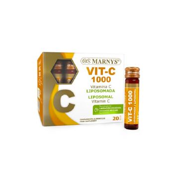 Vitamina C 1000 mg Lipozomala 20 fiole Marnys