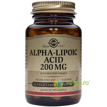 Alpha Lipoic Acid 200mg 50cps Vegetale